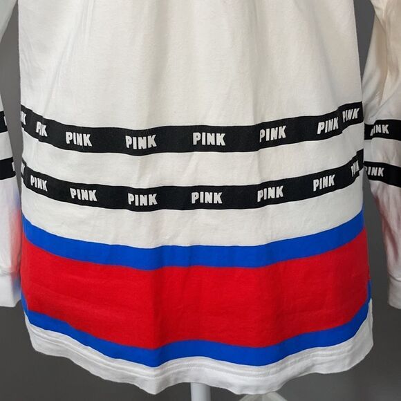 Pink Victoria’s Secret Lace Up Pullover. Size XS - Picture 4 of 11